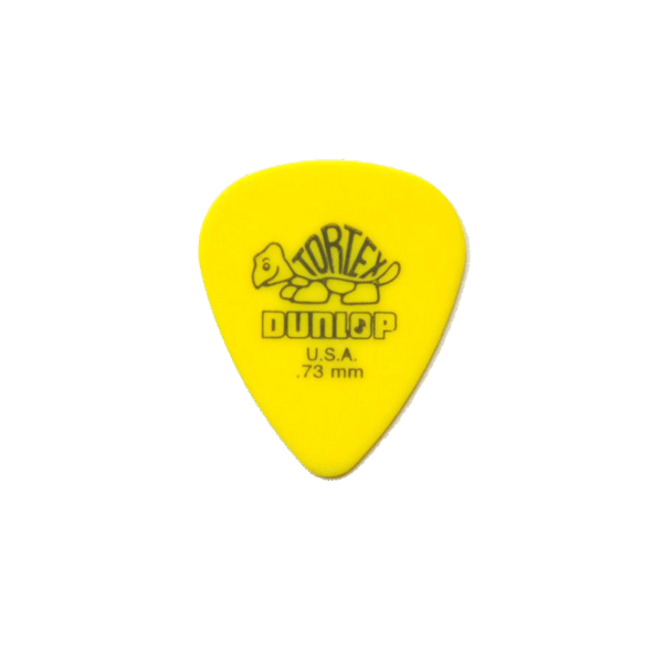Yellow Jim Dunlop 424P 0.88mm Guitar Pick