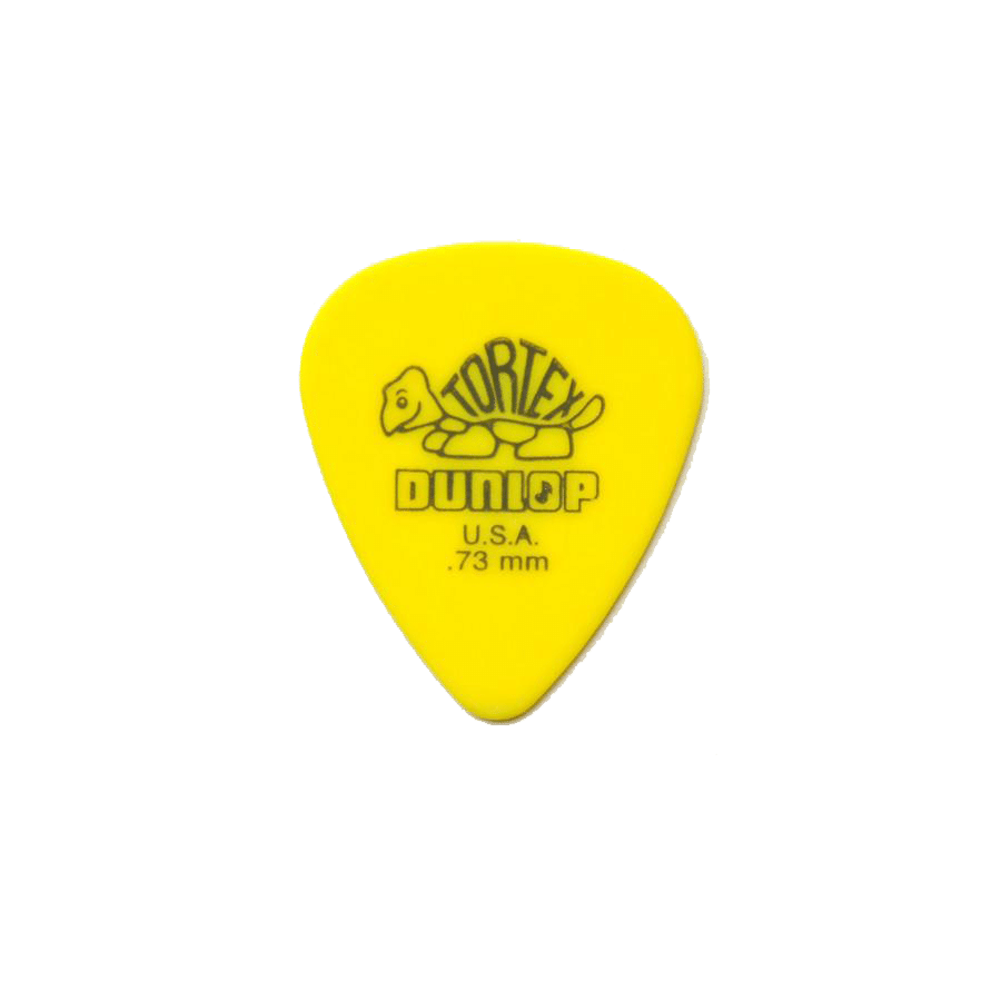 Yellow Jim Dunlop 424P 0.88mm Guitar Pick